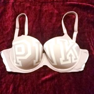 Victoria's Secret Pink Padded Push Up Bra 36D